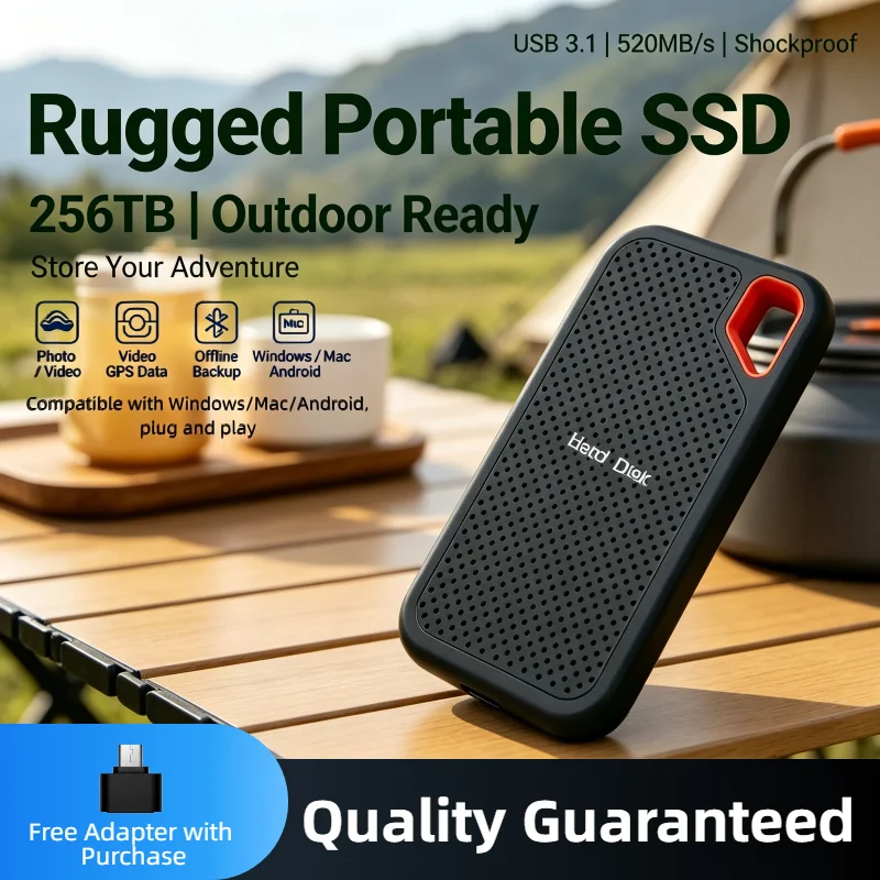 E61 2TB External Solid State Drive Ultra Lightweight Pocket Sized Plug and Play No Driver for Mac Windows Linux Laptop Max
E61 2TB External Solid State Drive Ultra Lightweight Pocket Sized Plug and Play No Driver for Mac Windows Linux Laptop Max