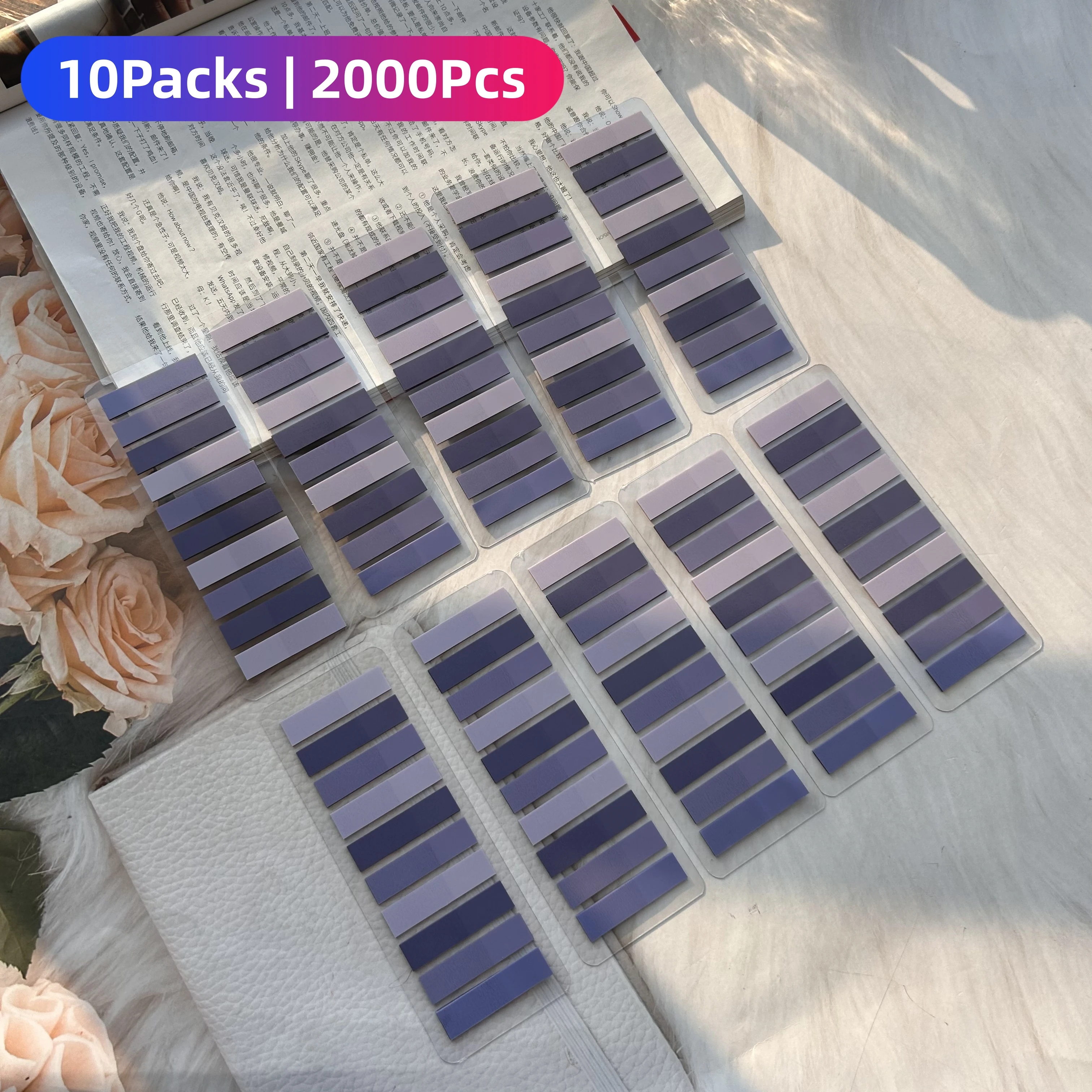 Colorful Sticky Notes 2000 Sheets Self-Adhesive Cute Index Tabs Page Markers Stationery for Annotating Books
Colorful Sticky Notes 2000 Sheets Self-Adhesive Cute Index Tabs Page Markers Stationery for Annotating Books