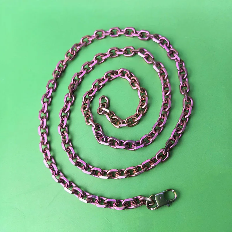 7.0mm Pure Titanium O-Chain Necklace - Hip Hop Trendy, Couple & Unisex Versatile Chain, Hypoallergenic Anti-Tarnish Daily Wear
7.0mm Pure Titanium O-Chain Necklace - Hip Hop Trendy, Couple & Unisex Versatile Chain, Hypoallergenic Anti-Tarnish Daily Wear