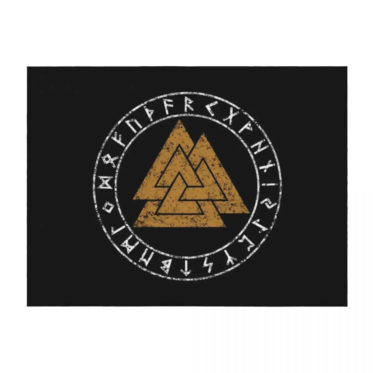 Valknut Odin's Triangular Knot Nordic Symbol Futhark Circle Throw Blanket Blankets For Sofas Summer Plaid Furrys Blankets
Valknut Odin's Triangular Knot Nordic Symbol Futhark Circle Throw Blanket Blankets For Sofas Summer Plaid Furrys Blankets