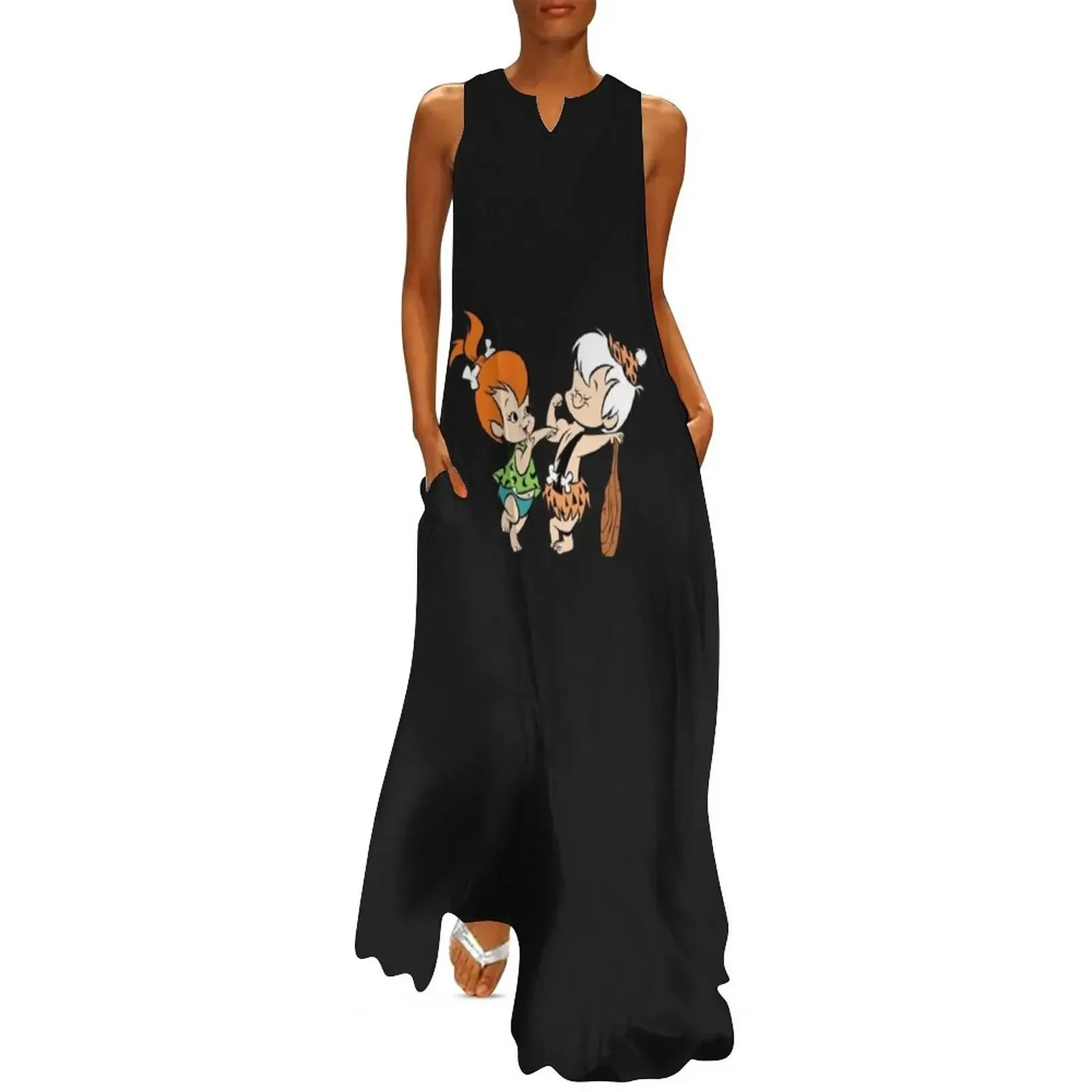 Pebbles and Bam Bam Muscles Classic Long Dress clothes for women beach dress luxury woman evening dress
Pebbles and Bam Bam Muscles Classic Long Dress clothes for women beach dress luxury woman evening dress