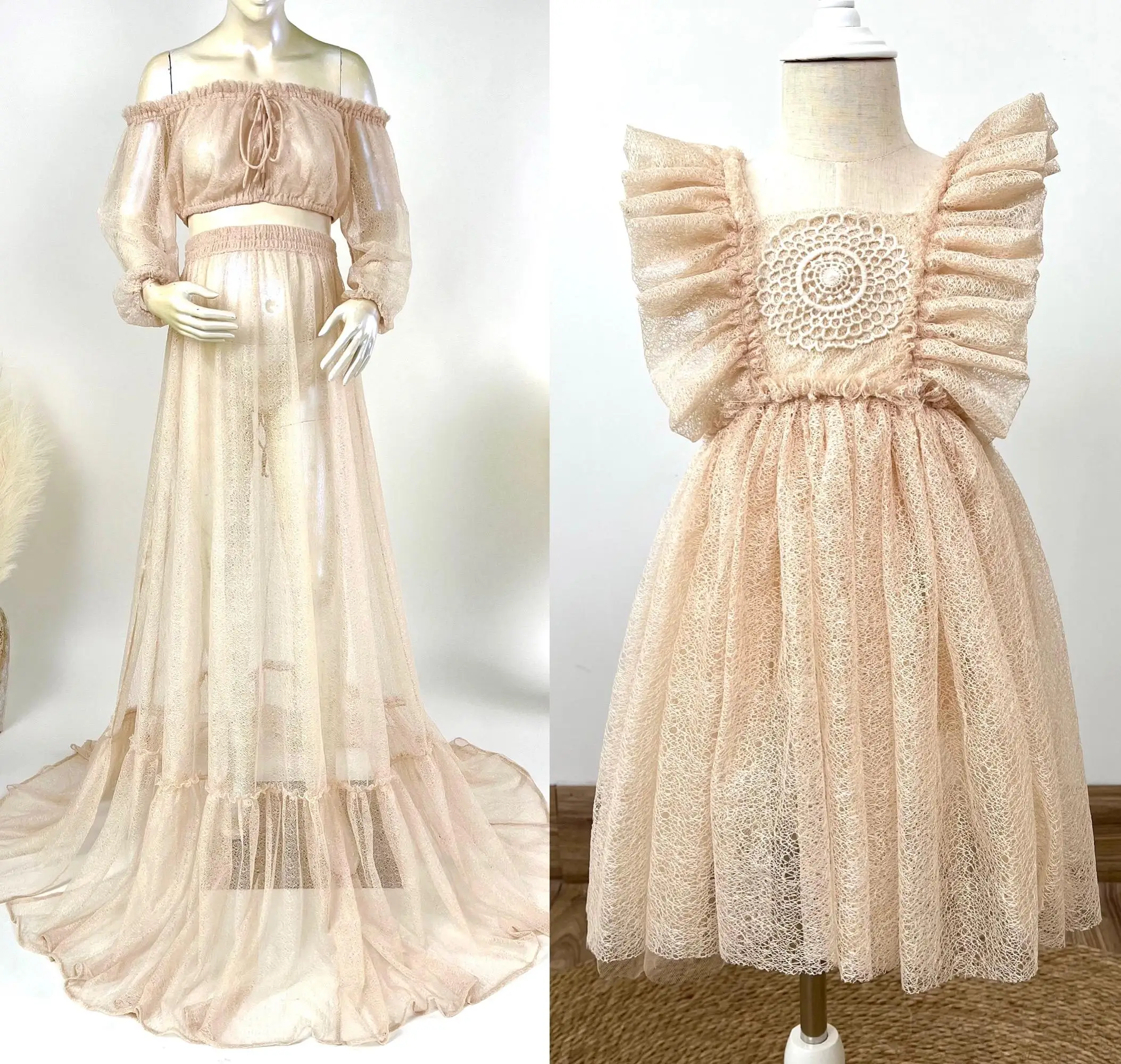 Don&Judy Mom And Child Dress Two Pieces Set Clothing Tulle Dresses Little Girl Skirt For Birthday Gift Photography
Don&Judy Mom And Child Dress Two Pieces Set Clothing Tulle Dresses Little Girl Skirt For Birthday Gift Photography