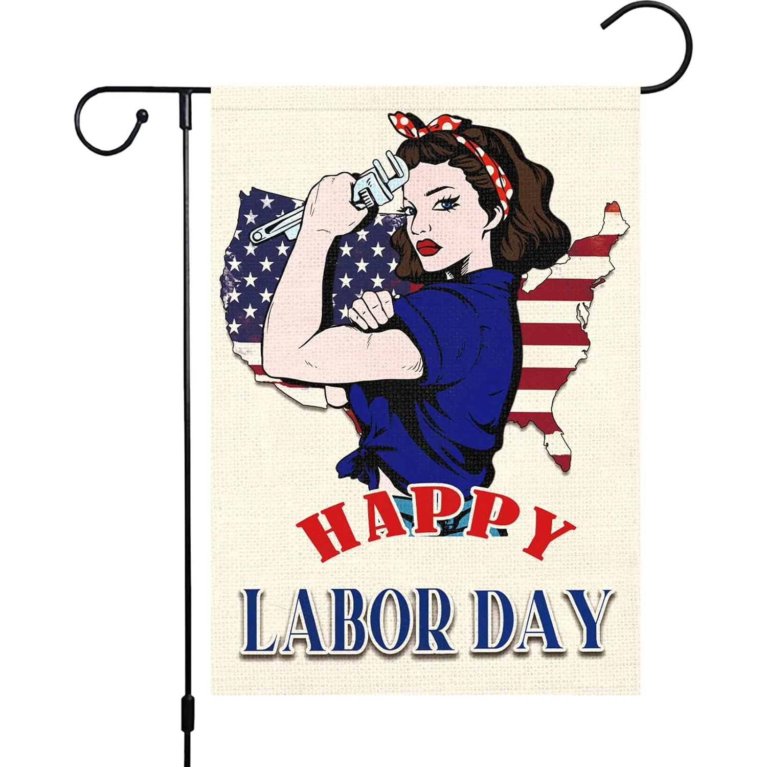 Garden Flag Celebrate Labor Day Patriotic Garden Flag 12x18 Inch Double-Sided Outdoor Banner for Home Garden Yard Lawn Patio Festive Holiday Decoration Durable Weather-Resistant Reusable Flag Only, No Pole Included
Garden Flag Celebrate Labor Day Patriotic Garden Flag 12x18 Inch Double-Sided Outdoor Banner for Home Garden Yard Lawn Patio Festive Holiday Decoration Durable Weather-Resistant Reusable Flag Only, No Pole Included