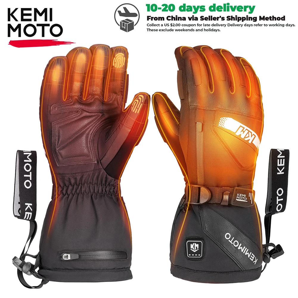 KEMIMOTO Skiing Heated Gloves For ATV UTV Snowmobile Winter Waterproof Touch Screen Men's Women's Snowboard Gloves Cycling
KEMIMOTO Skiing Heated Gloves For ATV UTV Snowmobile Winter Waterproof Touch Screen Men's Women's Snowboard Gloves Cycling