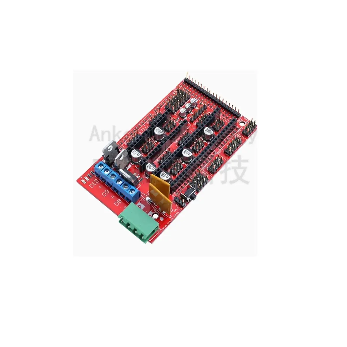 Плата управления 3D-принтером RAMPS 1.4 для Reprap MendelPrusa
Плата управления 3D-принтером RAMPS 1.4 для Reprap MendelPrusa