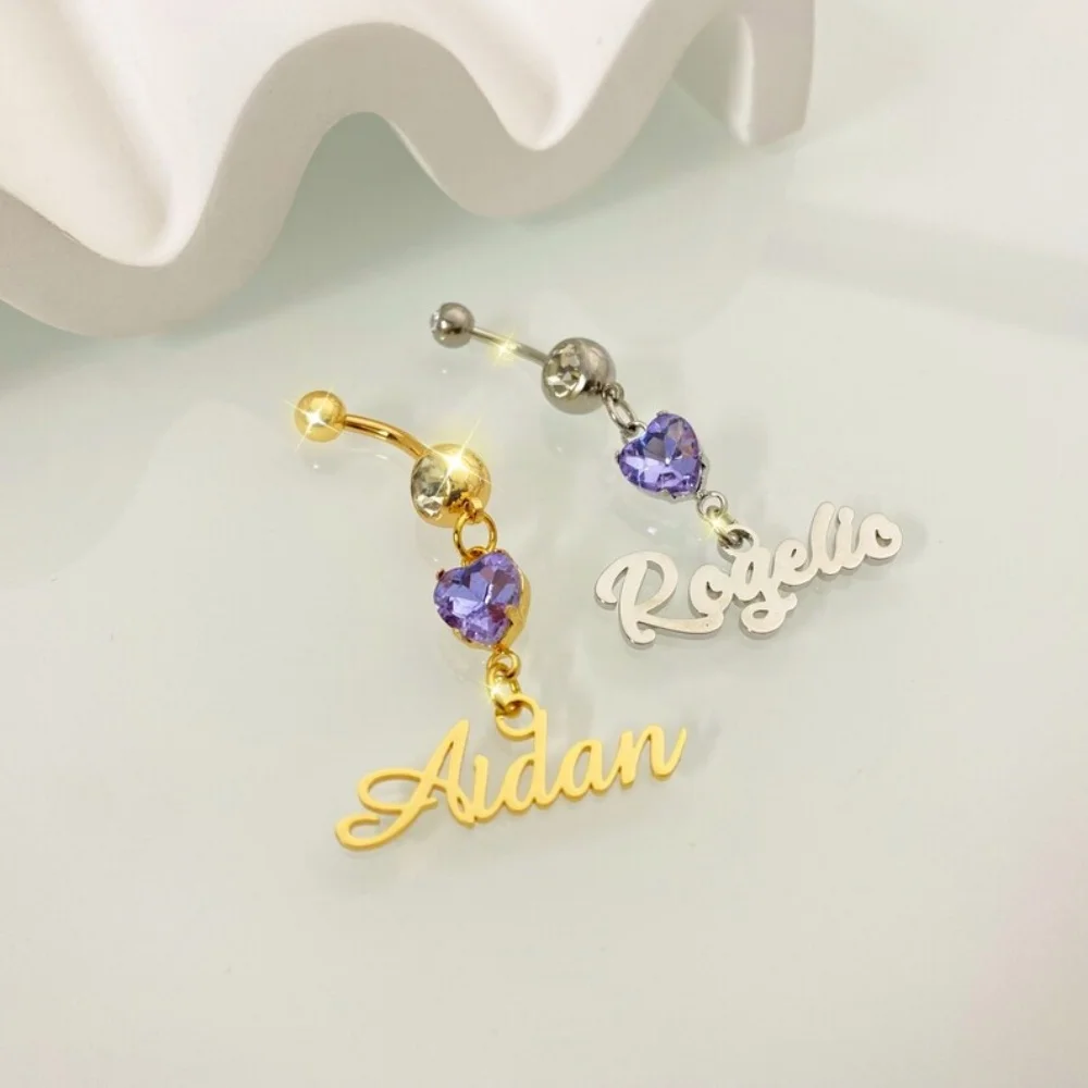 LeeChee Heart Zircon Charm Custom Name Stainless Steel Pendant Navel Piercing Women Summer Gift
LeeChee Heart Zircon Charm Custom Name Stainless Steel Pendant Navel Piercing Women Summer Gift
