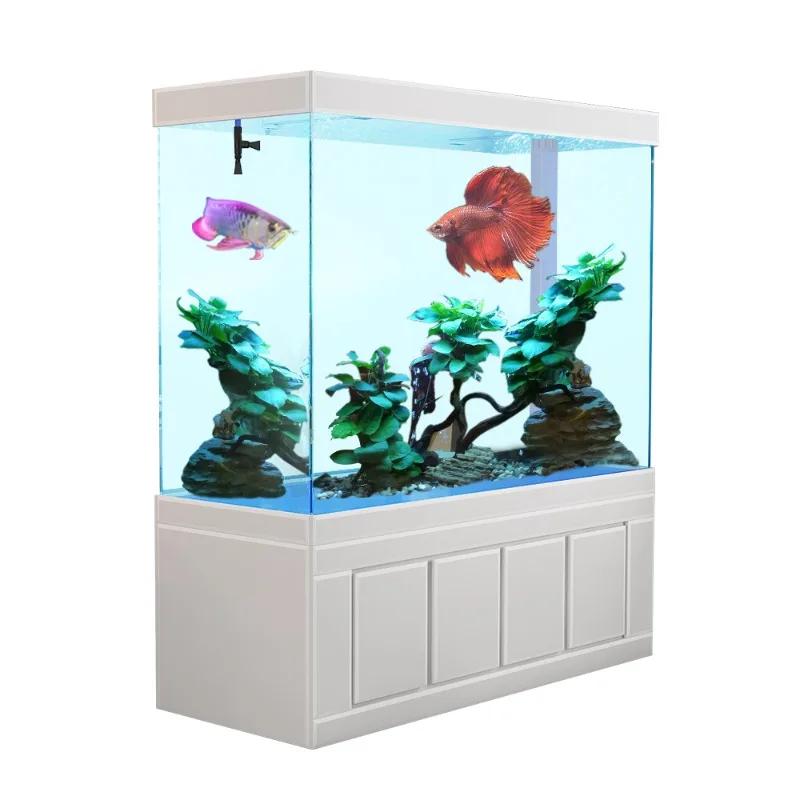 Fish tank living room large household aquarium partition wall floor filtration
Fish tank living room large household aquarium partition wall floor filtration