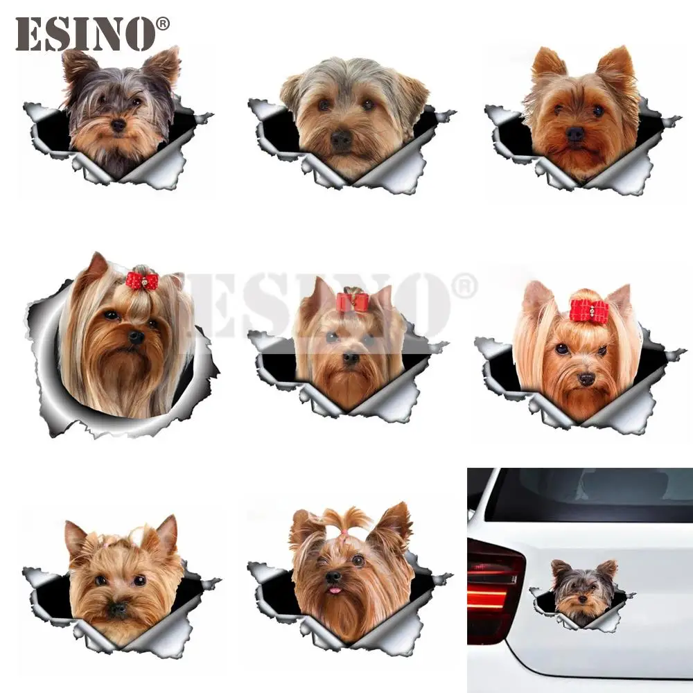 Car Styling Funny Cool 3D Metal Torn Metal Yorkshire Terrier Dog Theme PVC Car Body Sticker Waterproof Decorative Vinyl Decal
Car Styling Funny Cool 3D Metal Torn Metal Yorkshire Terrier Dog Theme PVC Car Body Sticker Waterproof Decorative Vinyl Decal