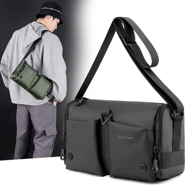 Men's Waterproof Casual Crossbody Shoulder Bag Large Capacity Outdoor Cycling Sling Chest Bag Commuter Messenger Backpack
Men's Waterproof Casual Crossbody Shoulder Bag Large Capacity Outdoor Cycling Sling Chest Bag Commuter Messenger Backpack