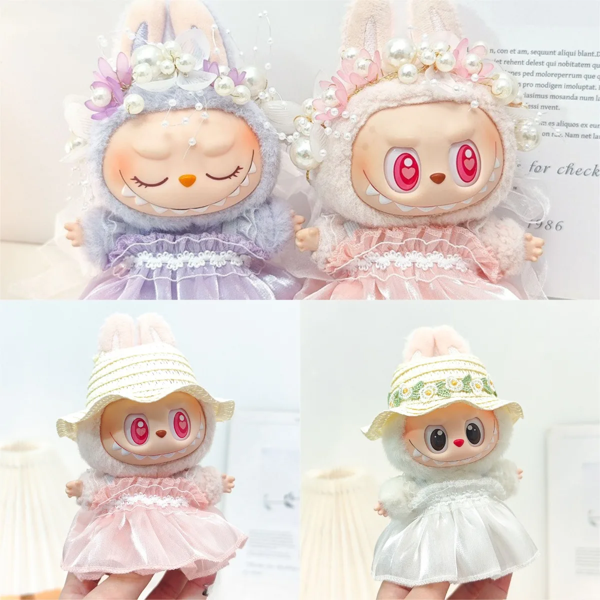 Fairy Skirt Romantic Wedding Dress for 3.0 Labubu V1 V2 V3 Doll Skirt for Ropa Labubu Doll Outfit Accessories
Fairy Skirt Romantic Wedding Dress for 3.0 Labubu V1 V2 V3 Doll Skirt for Ropa Labubu Doll Outfit Accessories