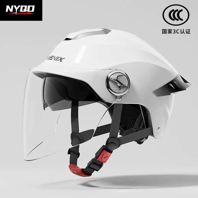 Summer Helmet Electric Vehicle Helmet Sun Protection Unisex Motorcycle Helmet Riding Portable 55-60cm Bicycle Helm cascos moto
Summer Helmet Electric Vehicle Helmet Sun Protection Unisex Motorcycle Helmet Riding Portable 55-60cm Bicycle Helm cascos moto