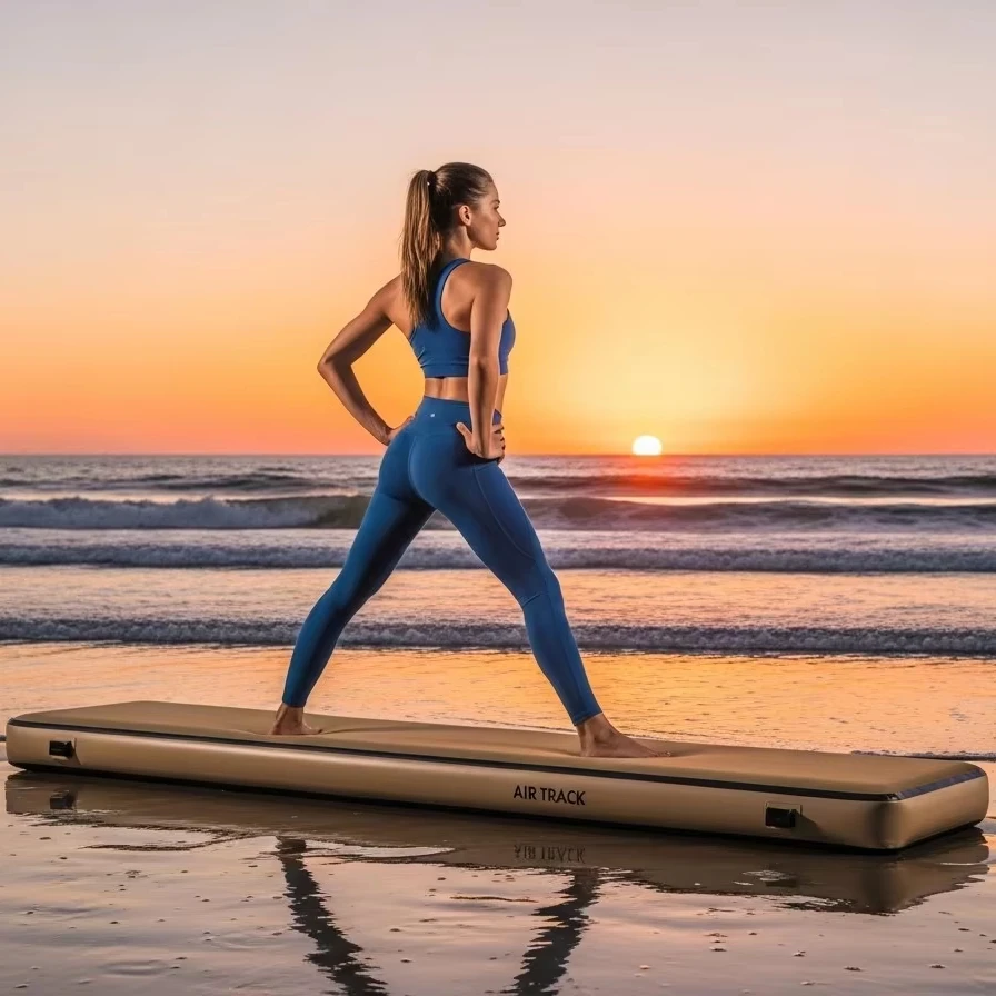 Mini Inflatable Air Track Yoga Mat - For Home Gym Use
Mini Inflatable Air Track Yoga Mat - For Home Gym Use