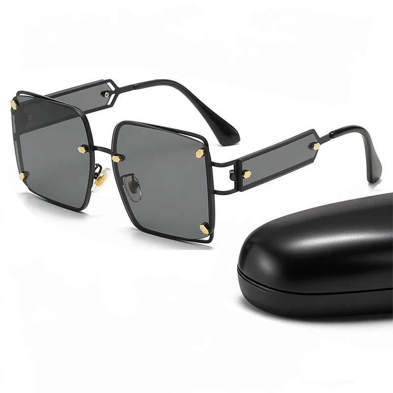 Fashion Vintage Rivet Square Men Women Sunglasses Brand Design Luxury Summer Hip Hop Punk Black UV400 Sun Glasses Eyewear 2025
Fashion Vintage Rivet Square Men Women Sunglasses Brand Design Luxury Summer Hip Hop Punk Black UV400 Sun Glasses Eyewear 2025