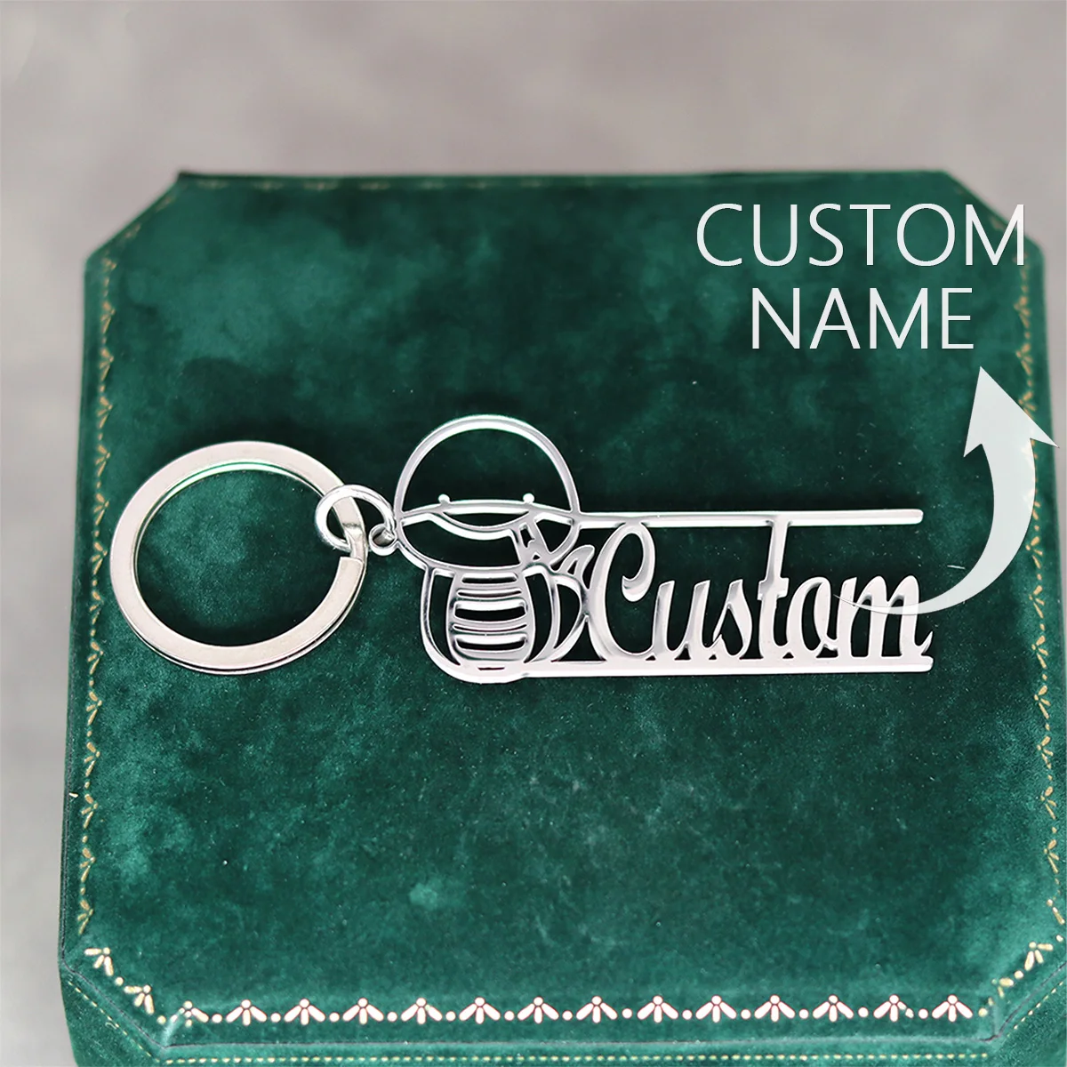 Custom Animal Snake Letter Nameplate Keyring Name Keychain Pendant Stainless Steel For Women Men Personalized Jewelry Gift
Custom Animal Snake Letter Nameplate Keyring Name Keychain Pendant Stainless Steel For Women Men Personalized Jewelry Gift