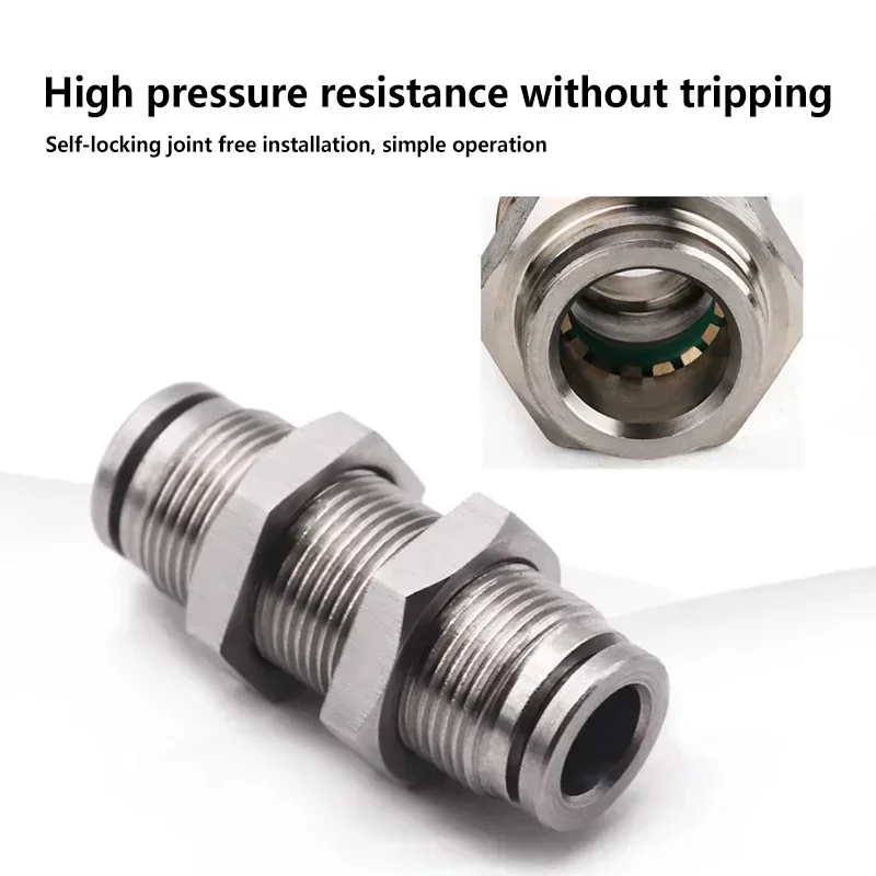 10PCS PM 304 Stainless Steel Fitting Metal Pneumatic Quick Coupling 4 6 8 10 12 14 16mm Push In air Hose Connector
10PCS PM 304 Stainless Steel Fitting Metal Pneumatic Quick Coupling 4 6 8 10 12 14 16mm Push In air Hose Connector