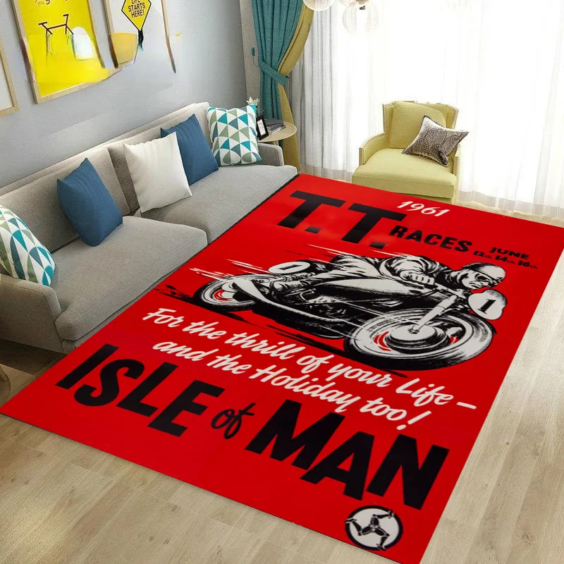 Isle Of Man TT Motorcycle Carpet Garage Mat Racing Cool Moto Display Motorcycle Display Mat Anti-slip Home Deco Bedroom Rug
Isle Of Man TT Motorcycle Carpet Garage Mat Racing Cool Moto Display Motorcycle Display Mat Anti-slip Home Deco Bedroom Rug