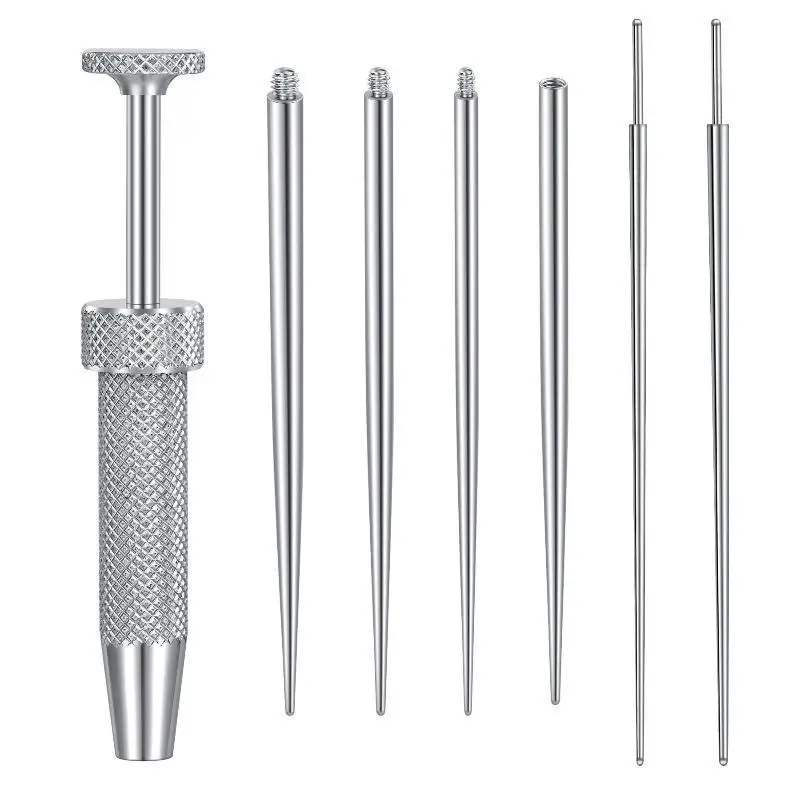 Stainless Steel Titanium Curved Piercing Taper Tool Earring Applicator Professional Puncture Straight/Curved Pole Earring Tool
Stainless Steel Titanium Curved Piercing Taper Tool Earring Applicator Professional Puncture Straight/Curved Pole Earring Tool