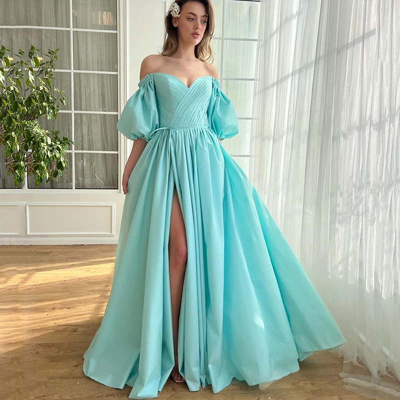 Thinyfull Sexy Prom Evening Dresses Sweetheart Puff Sleeve Satin Party Prom Dress 2024 A-Line Cocktail Prom Gowns Custom Size
Thinyfull Sexy Prom Evening Dresses Sweetheart Puff Sleeve Satin Party Prom Dress 2024 A-Line Cocktail Prom Gowns Custom Size