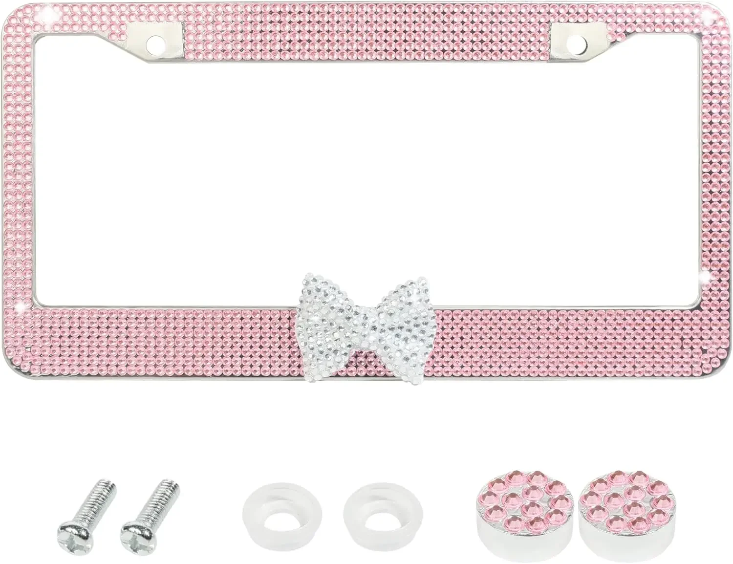 License Plate Frames,Car Accessories License Plate Frame,BlingLicense Plate Holder,Rhinestone License Plate Frame,License Plate Frames for Women,Fits Most Standard US License Plates (Pink)
License Plate Frames,Car Accessories License Plate Frame,BlingLicense Plate Holder,Rhinestone License Plate Frame,License Plate Frames for Women,Fits Most Standard US License Plates (Pink)