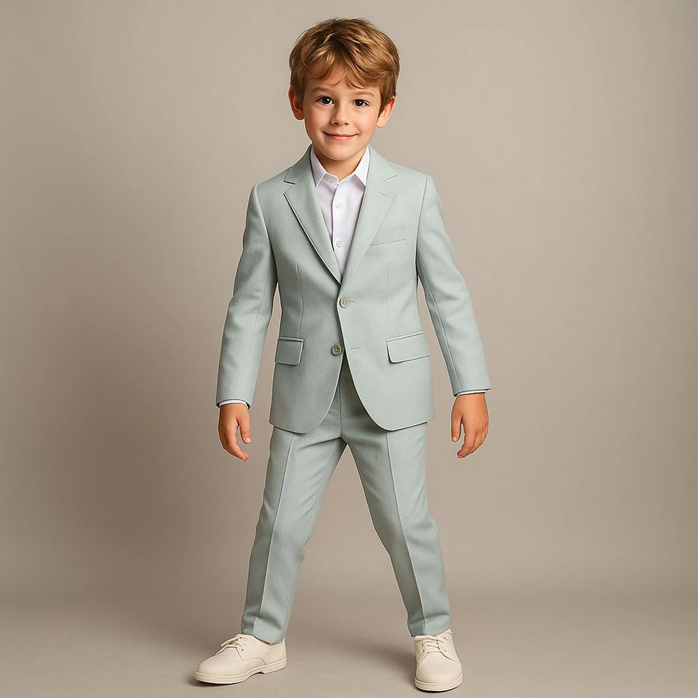 Comfort Double Single Breasted Notch Lapel Boys Suit 2 Pcs (Blazer+Pant) Fashion Boys Sets Formal Occasions Birthday Party Sets
Comfort Double Single Breasted Notch Lapel Boys Suit 2 Pcs (Blazer+Pant) Fashion Boys Sets Formal Occasions Birthday Party Sets
