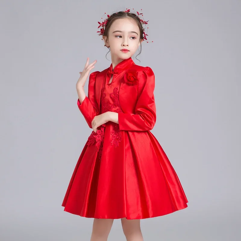 spring autumn Baby girl Red coat+dress 2Pcs suit New Year's costume for girl Party clothes Baby Kids Girls princess Clothing set
spring autumn Baby girl Red coat+dress 2Pcs suit New Year's costume for girl Party clothes Baby Kids Girls princess Clothing set