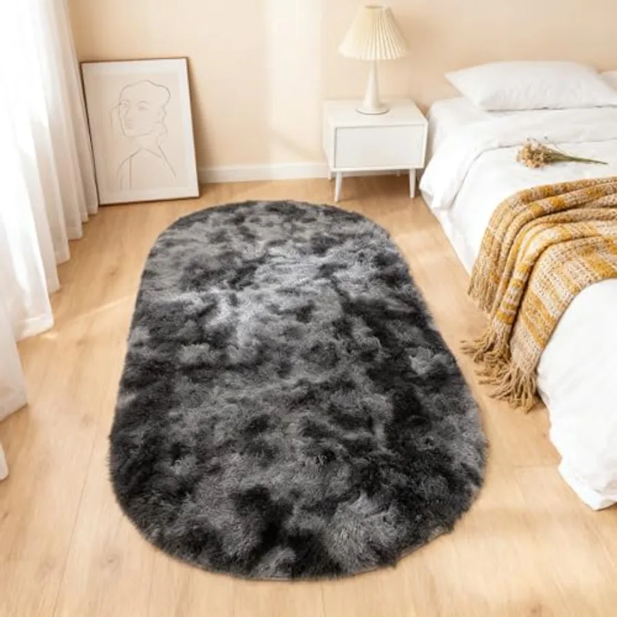 Овальный ковер TieDye темно-серого цвета для гостиной или спальни 31 x 62 дюйма, плюшевый мягкий ковер с нескользящей подложкой, стильный пуф
Овальный ковер TieDye темно-серого цвета для гостиной или спальни 31 x 62 дюйма, плюшевый мягкий ковер с нескользящей подложкой, стильный пуф