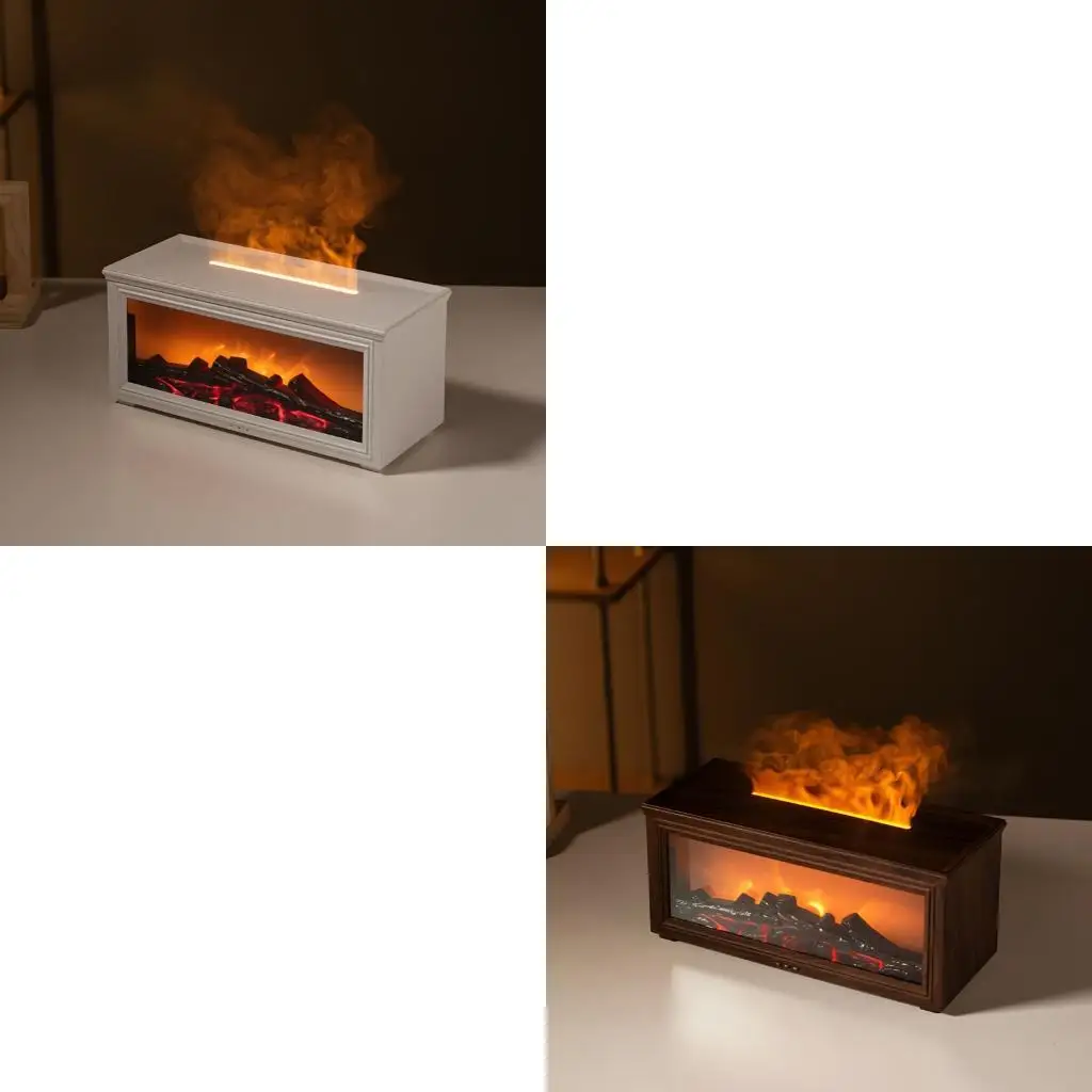 Modern Flame Effect Scent Diffuser With Inaudible Fog Technology And Auto Shut Away Function