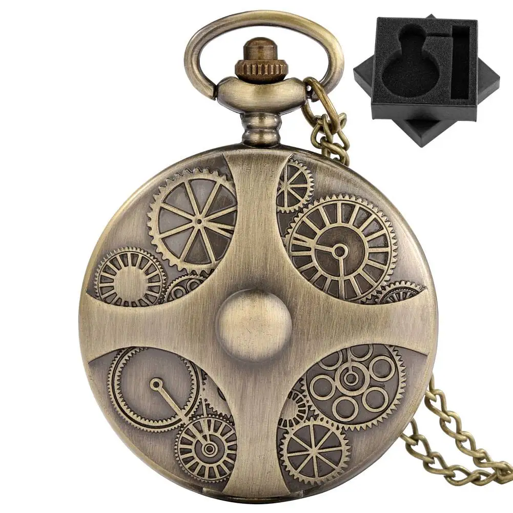 Панк Винтаж Шестерня Дизайн Бронзовые Кварцевые Карманные Часы Арабские Цифры Циферблат Ожерелье Подвеска Часы Ретро Часы Подарок Унисекс
Панк Винтаж Шестерня Дизайн Бронзовые Кварцевые Карманные Часы Арабские Цифры Циферблат Ожерелье Подвеска Часы Ретро Часы Подарок Унисекс