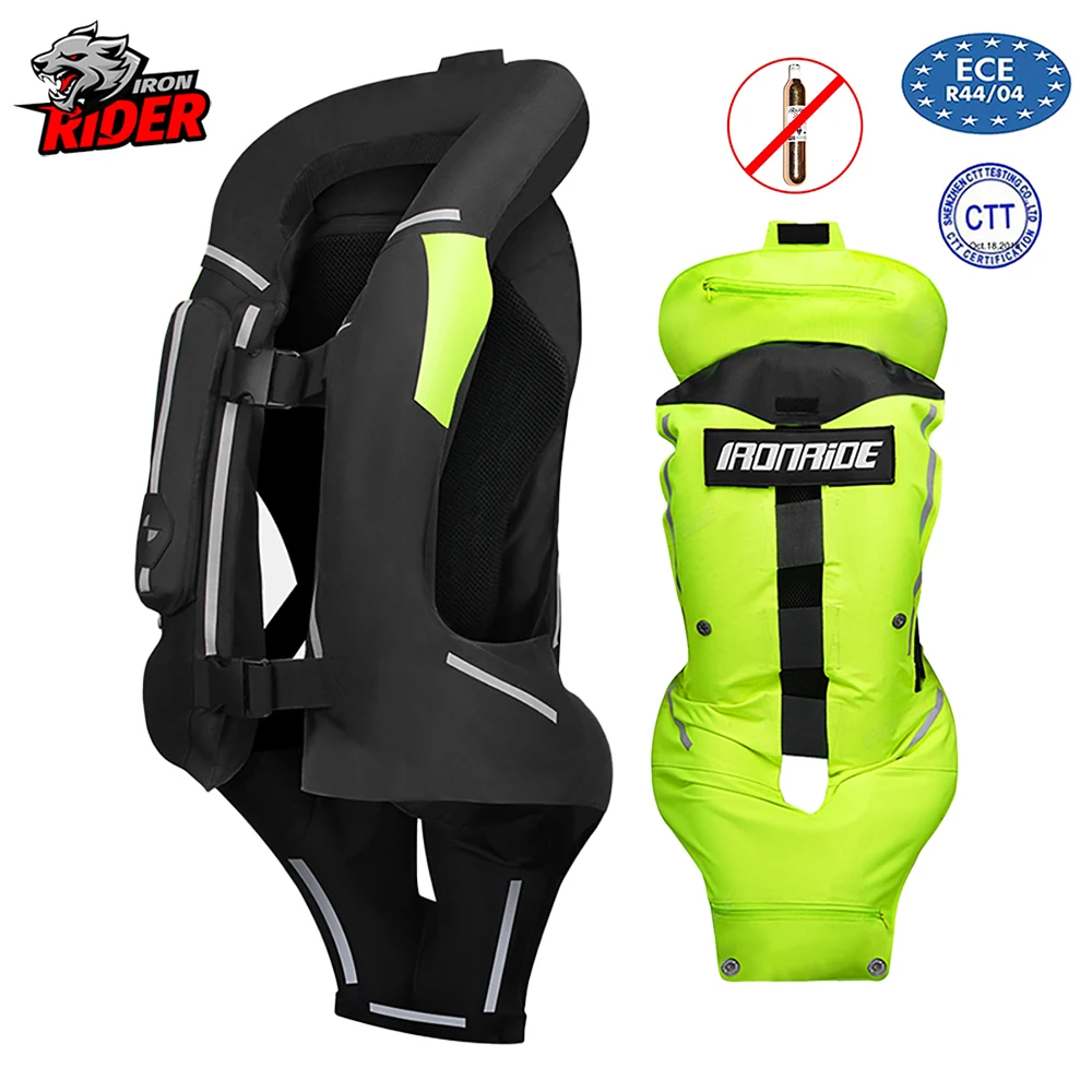 Motorcycle Airbag Vest Off-road Motorcycle Racing Protective Jacket Reflective Airbag Vest Anti Fall And Anti-collision Jacket