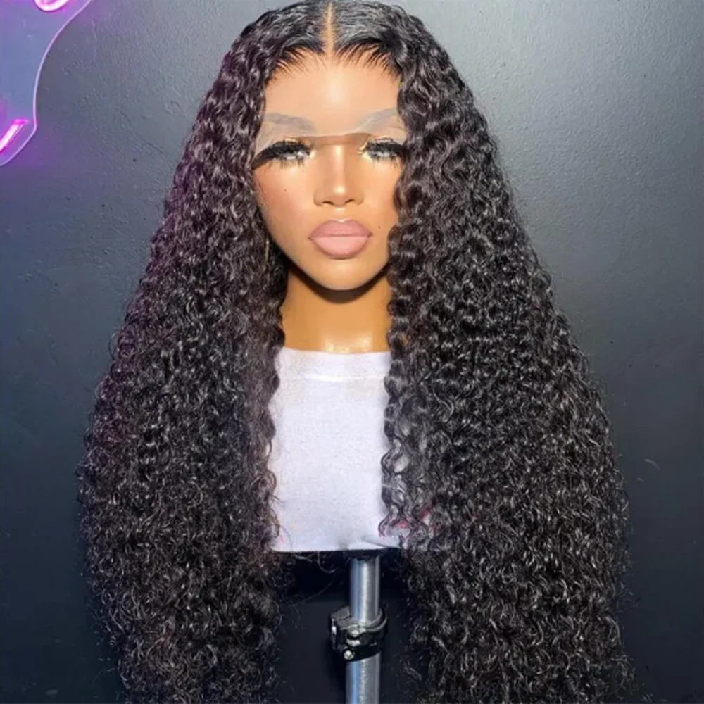Soft 26Inch Long Natural Black Kinky Curly Glueless 180% Density Deep Lace Front Wig For Women Babyhair Preplucked Daily Cosplay
Soft 26Inch Long Natural Black Kinky Curly Glueless 180% Density Deep Lace Front Wig For Women Babyhair Preplucked Daily Cosplay