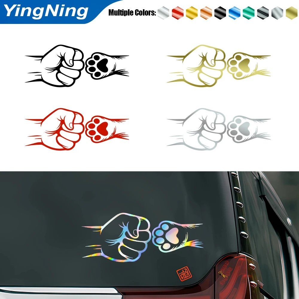 Best Friends Dog Paw & Human Fist Car Decal Heartwarming Pet Lover Gift Vinyl Sticker Waterproof Reflective Auto Styling Decor
Best Friends Dog Paw & Human Fist Car Decal Heartwarming Pet Lover Gift Vinyl Sticker Waterproof Reflective Auto Styling Decor