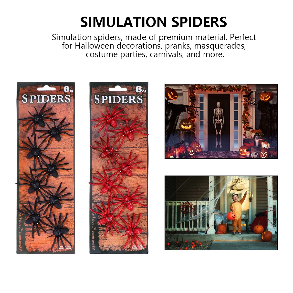16pcs Realistic Spider Horror Scene Props For Halloween Haunted House Party Scary Prank Spiders Props Spiders Halloween Spider
16pcs Realistic Spider Horror Scene Props For Halloween Haunted House Party Scary Prank Spiders Props Spiders Halloween Spider