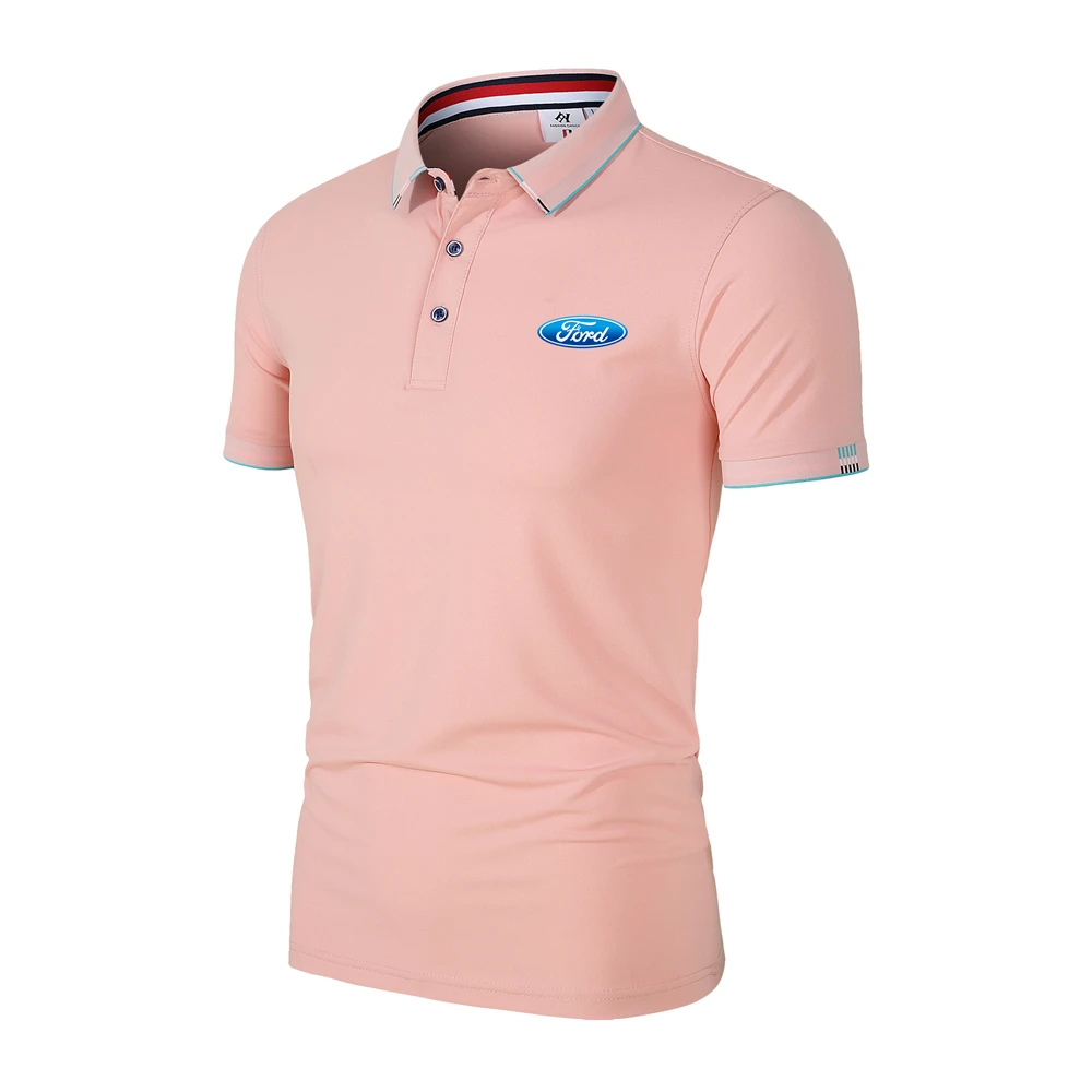 Men's Ford Monochrome Polo Shirt, T-shirt with flip collar, outdoor leisure and cycling sports, new fashion, summer
Men's Ford Monochrome Polo Shirt, T-shirt with flip collar, outdoor leisure and cycling sports, new fashion, summer