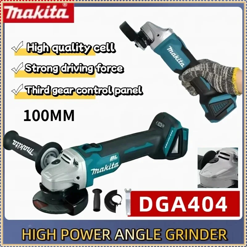 Makita Power Tool Brushless 100mm DGA404Electric Angle Grinder Cordless Grinder Metal Wood Grinding Polishing Cutting Machine
Makita Power Tool Brushless 100mm DGA404Electric Angle Grinder Cordless Grinder Metal Wood Grinding Polishing Cutting Machine