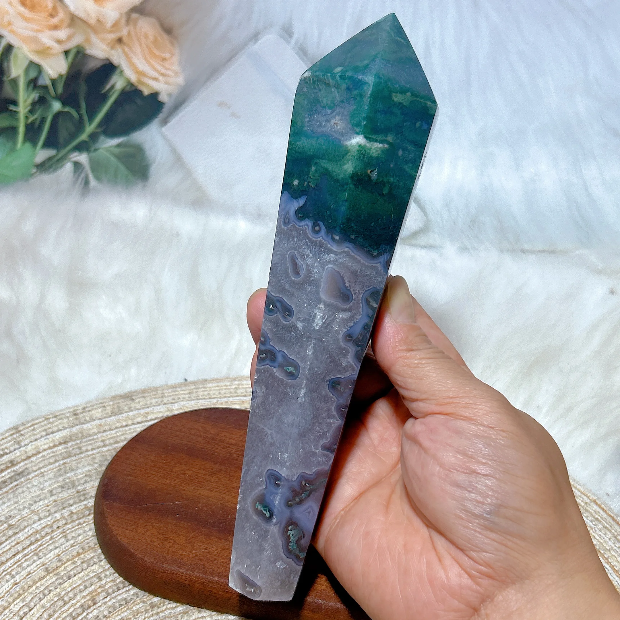 Healing Natural Crystal Ocean Jasper Big Wand Tower Reiki Mineral Energy High Quality Stone Home Decoration Room Decor Gift
Healing Natural Crystal Ocean Jasper Big Wand Tower Reiki Mineral Energy High Quality Stone Home Decoration Room Decor Gift