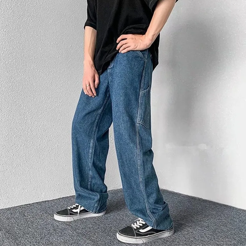 2022 New Fashion Simple Design Solid Oversize Men Baggy Jeans Trousers Hip Hop Straight Loose Casual Denim Pants Luxury Pantalon
2022 New Fashion Simple Design Solid Oversize Men Baggy Jeans Trousers Hip Hop Straight Loose Casual Denim Pants Luxury Pantalon