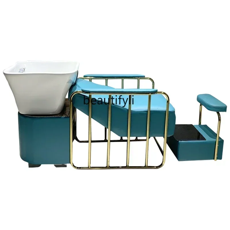 High-End Barber Shop Shampoo Chair Hair Salon Special Simple Flushing Bed for Adults Shampoo Chair
High-End Barber Shop Shampoo Chair Hair Salon Special Simple Flushing Bed for Adults Shampoo Chair