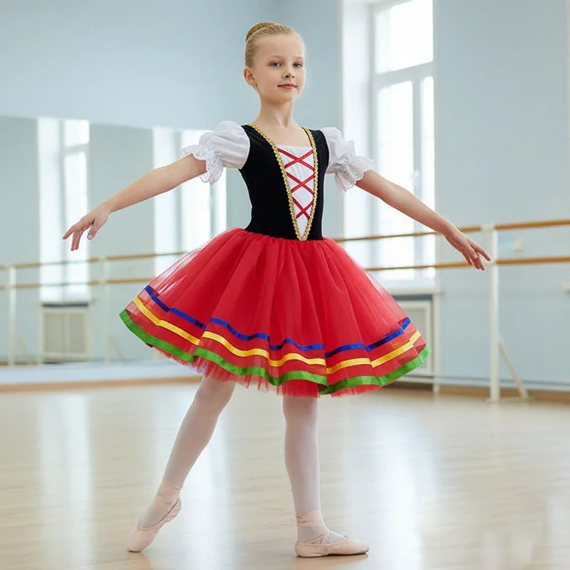 Tulle Skirt Tutu Ballerina Dancewear for Girls Kids Giselle Ballet Costume Long Leotard Dance Dress
Tulle Skirt Tutu Ballerina Dancewear for Girls Kids Giselle Ballet Costume Long Leotard Dance Dress