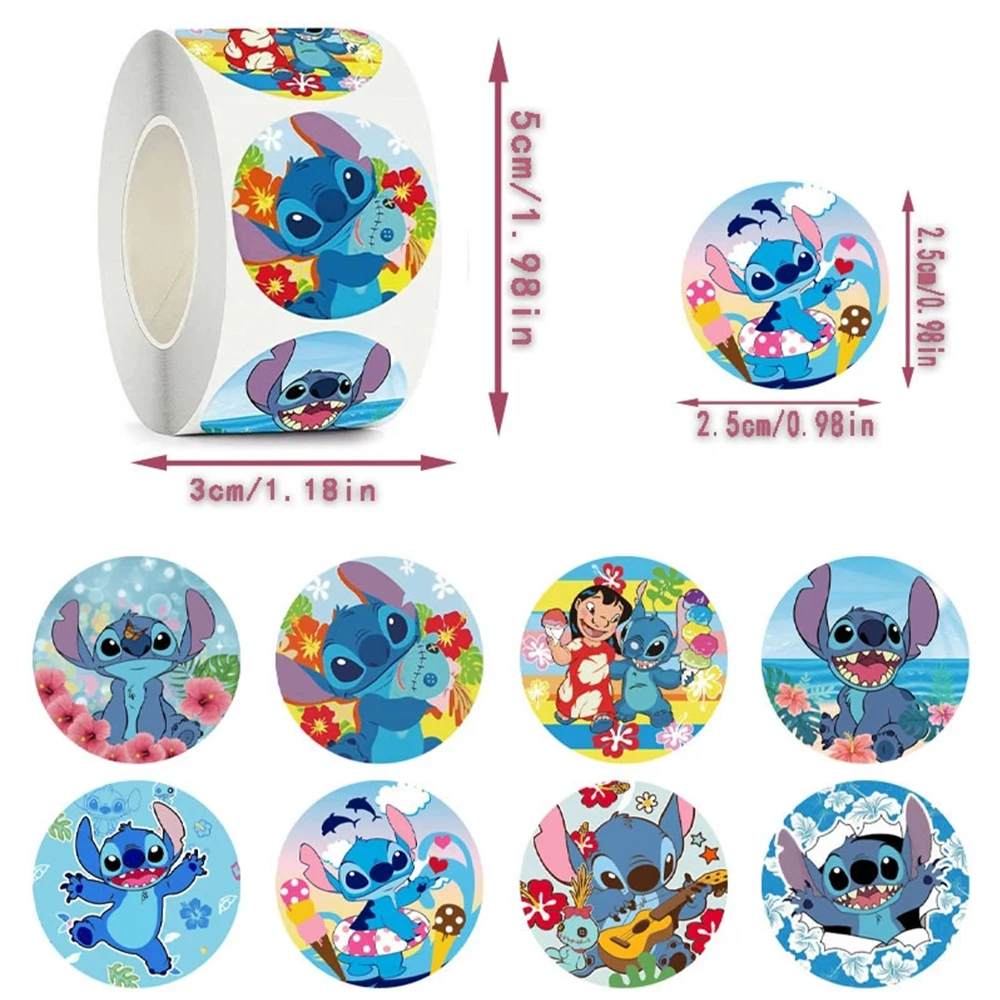 500pcs Disney Cute Stitch Stickers Roll Cartoon Anime Sealing Sticker DIY Suitcase Guitar Luggage Decoration Sticker Reward Gift
500pcs Disney Cute Stitch Stickers Roll Cartoon Anime Sealing Sticker DIY Suitcase Guitar Luggage Decoration Sticker Reward Gift