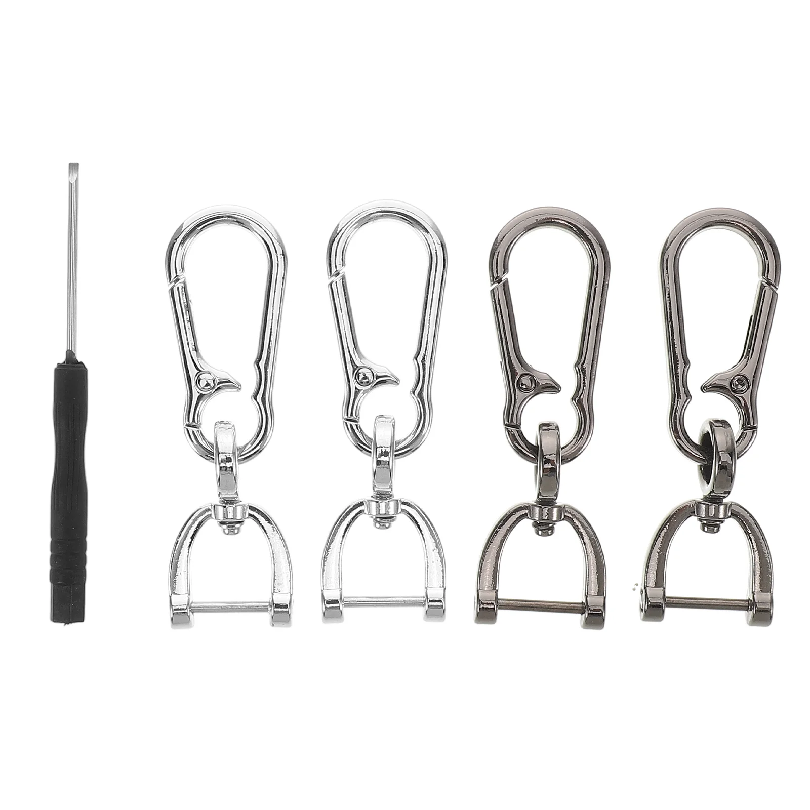 4pcs Zinc Alloy Horseshoe Buckle Key Ring Quick Release Carabiner Clip Heavy Duty Keychains Swivel Hook Mini Carabiner
4pcs Zinc Alloy Horseshoe Buckle Key Ring Quick Release Carabiner Clip Heavy Duty Keychains Swivel Hook Mini Carabiner
