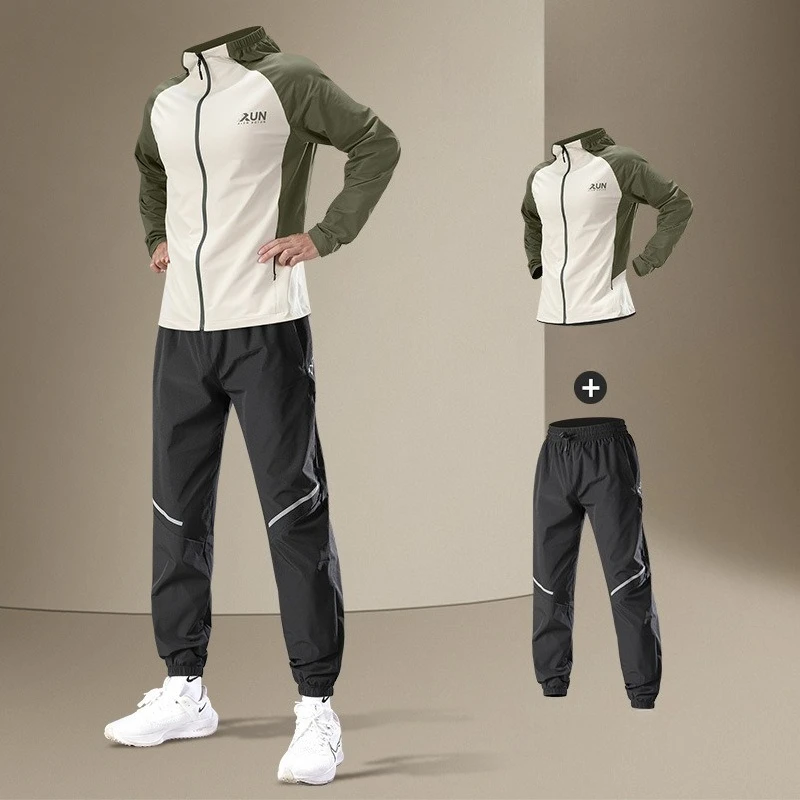 Men's Sportswear Set Windproof Running Jacket Casual Outdoor Fitn Clothes Mobile Phone Placement Long Sve Hoodie Tracksuit
Men's Sportswear Set Windproof Running Jacket Casual Outdoor Fitn Clothes Mobile Phone Placement Long Sve Hoodie Tracksuit