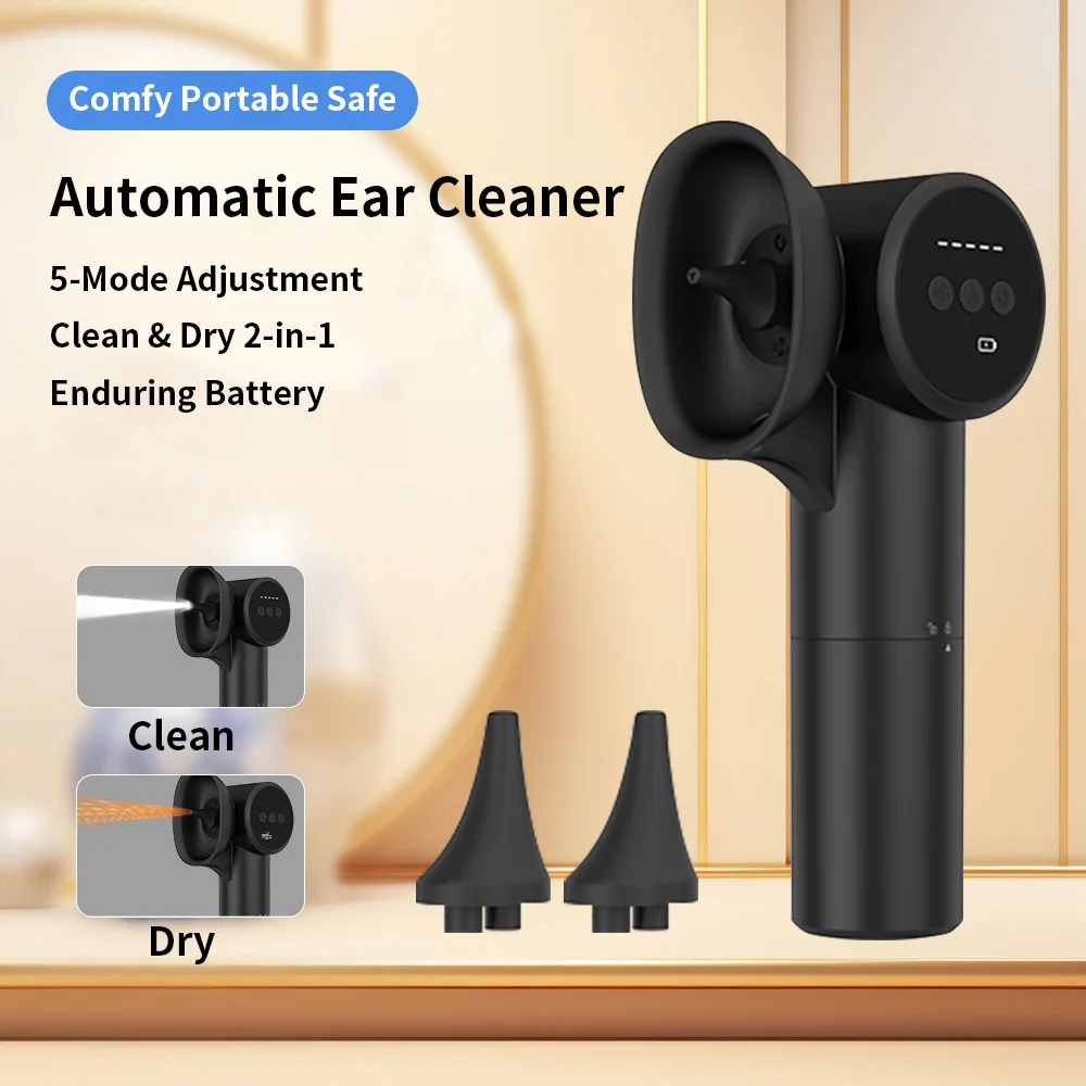 Ear Wax Removal Kit for Home Use, Adult and Child Ear Wax Remover with 5 Cleaning Modes, 3 Single-Use Tips, Usb Rechargeable
Ear Wax Removal Kit for Home Use, Adult and Child Ear Wax Remover with 5 Cleaning Modes, 3 Single-Use Tips, Usb Rechargeable