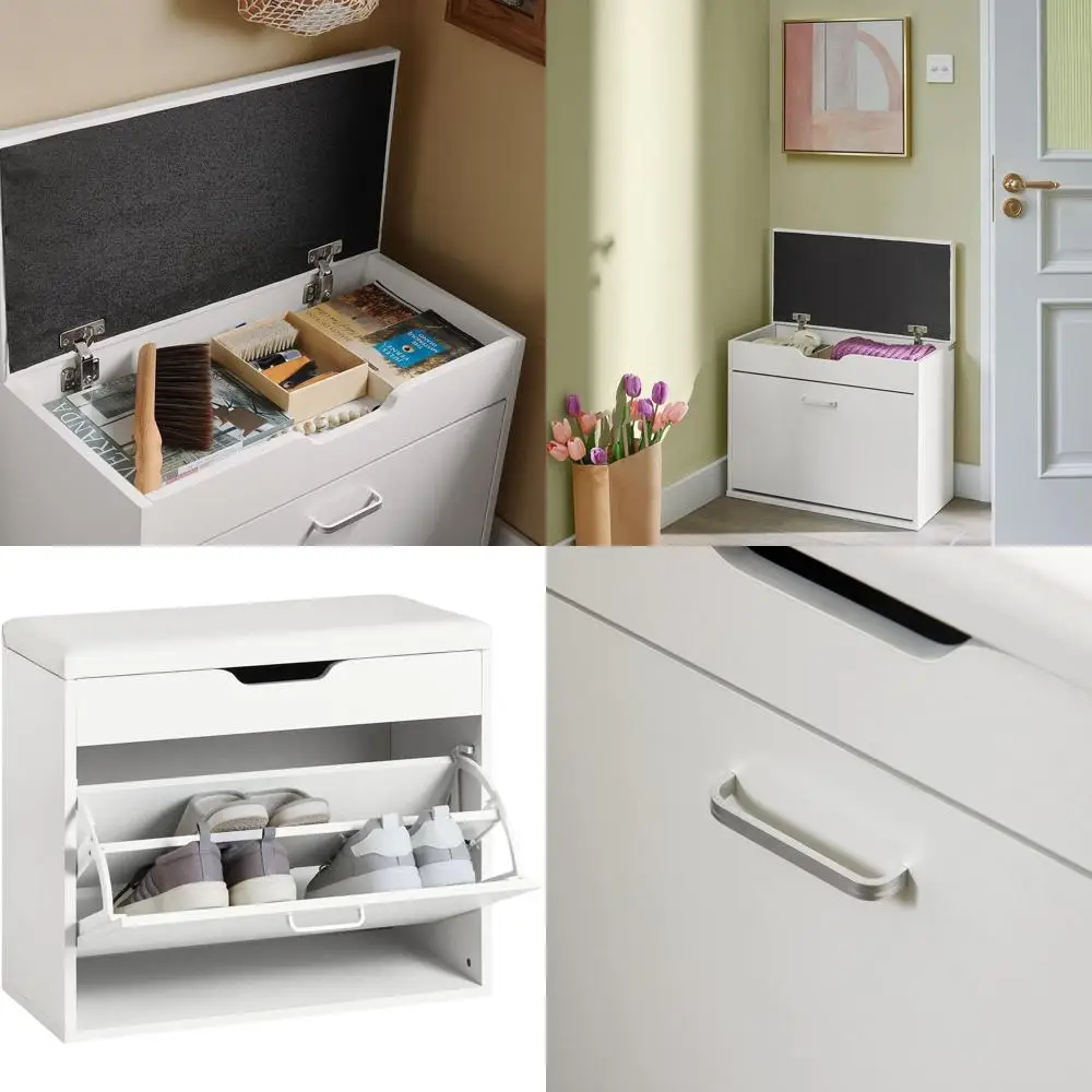 Компактная скамья для хранения обуви с мягким сиденьем, белая, идеально подходит для плотных помещений — FSR95-W
Компактная скамья для хранения обуви с мягким сиденьем, белая, идеально подходит для плотных помещений — FSR95-W