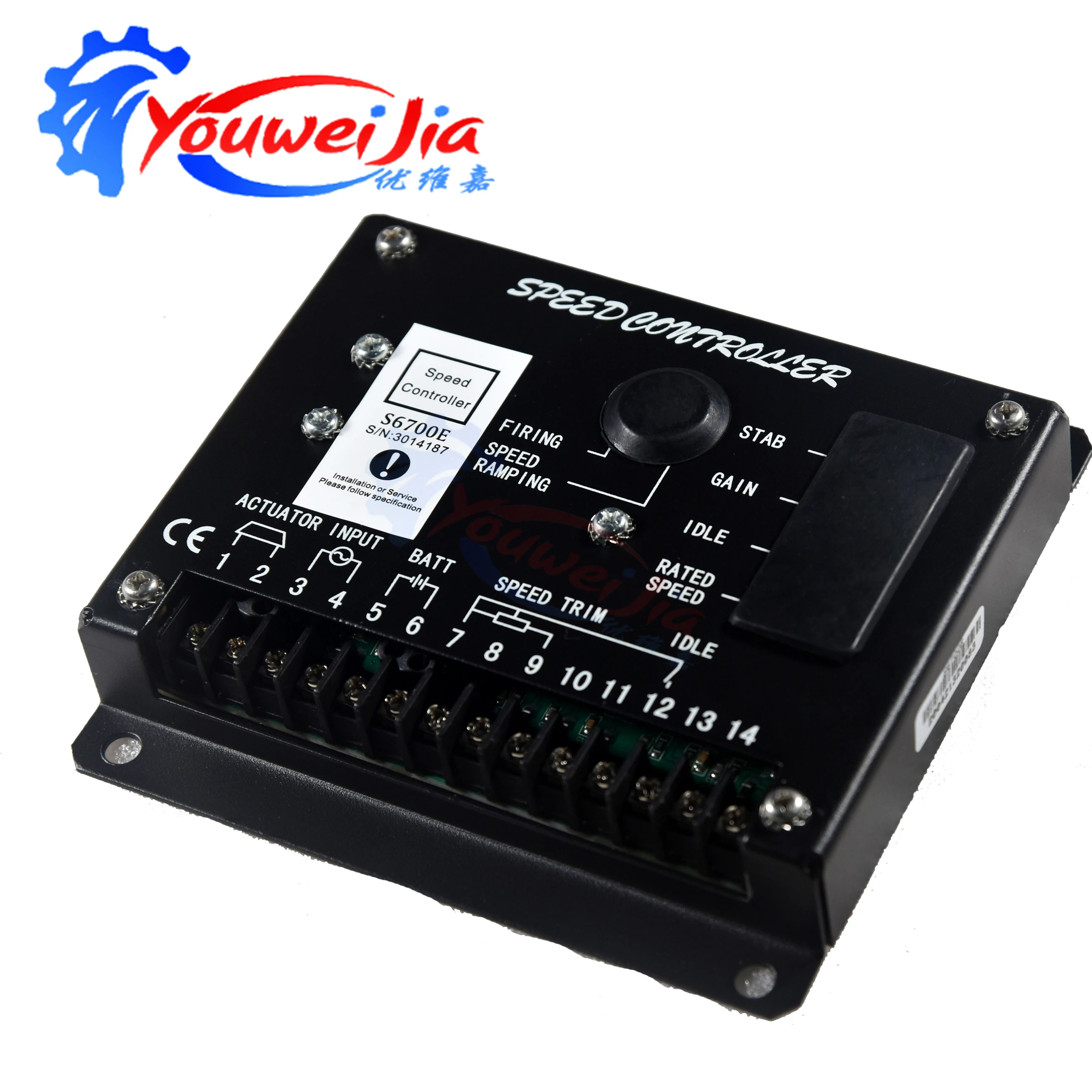 S6700E Generator Engine Speed Controller Governor Actuator Control Module Motor Panel Power Generator Accessories
S6700E Generator Engine Speed Controller Governor Actuator Control Module Motor Panel Power Generator Accessories