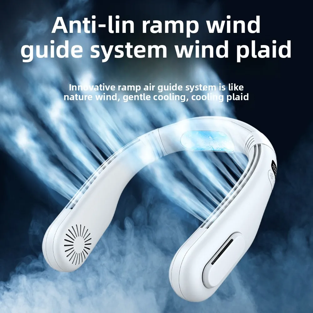 2025 Mini Sports Neck Fan Portable Leaveless Neck Fan Silent Air Cooler Rechargeable Outdoor Air Conditioning Neck Fan Small Fan
2025 Mini Sports Neck Fan Portable Leaveless Neck Fan Silent Air Cooler Rechargeable Outdoor Air Conditioning Neck Fan Small Fan