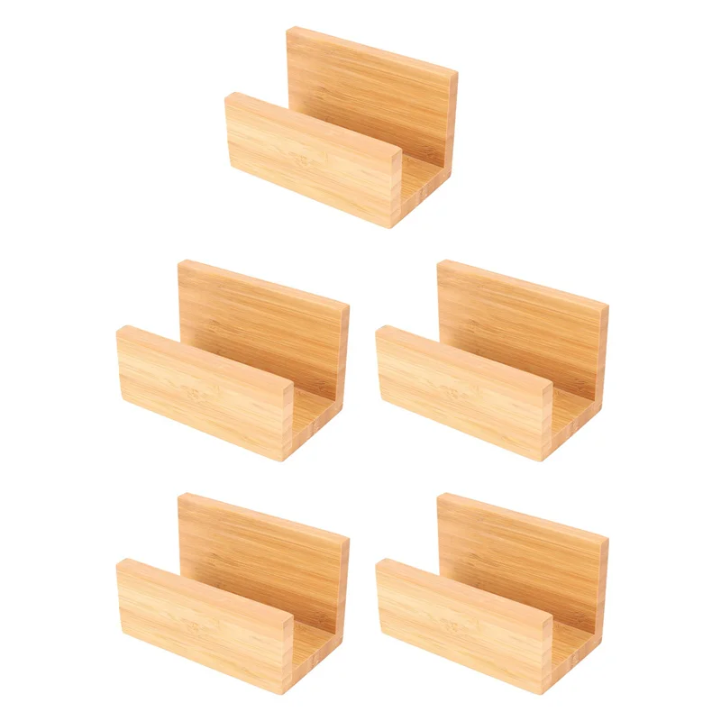 5X Bamboo Wood Desktop Business Card Holder For Desk Sturdy Business Card Display Stand For Office For Men Women
5X Bamboo Wood Desktop Business Card Holder For Desk Sturdy Business Card Display Stand For Office For Men Women