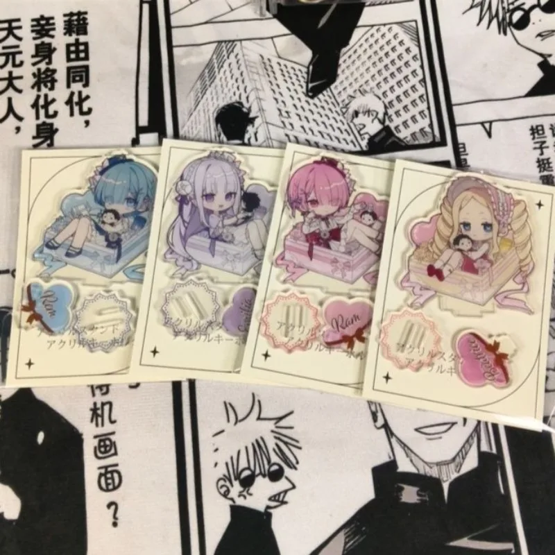 Акриловая фигурка-подставка Re:ZERO - Жизнь в другом мире, Эмилия и Рем, аниме-атрибутика, украшение для детской комнаты, новинка
Акриловая фигурка-подставка Re:ZERO - Жизнь в другом мире, Эмилия и Рем, аниме-атрибутика, украшение для детской комнаты, новинка
