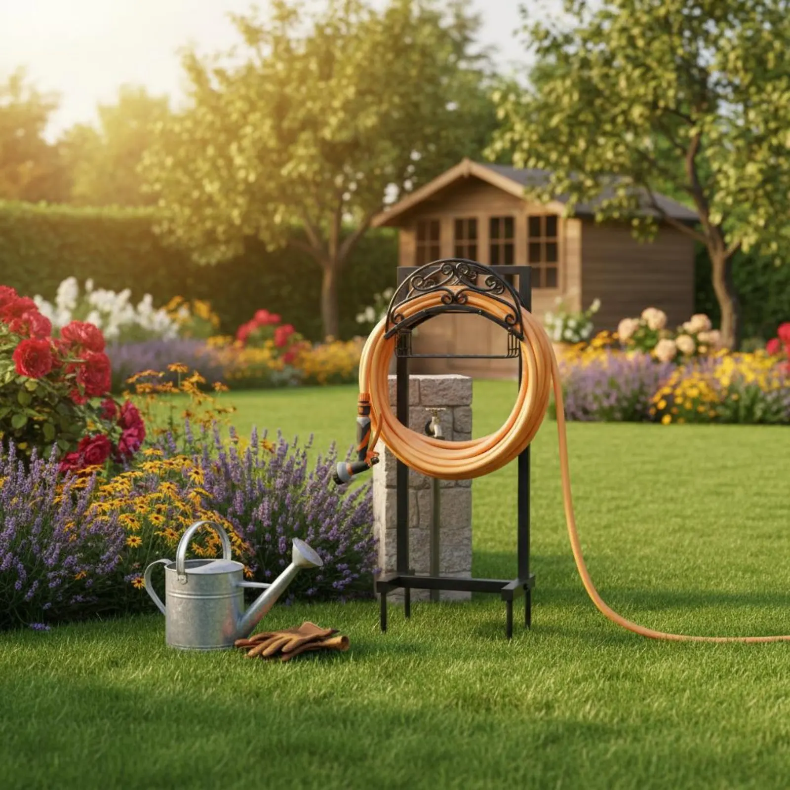 Freestanding Hose Rack Sturdy Freestanding Hose Holder Outdoor Storage Heavy Duty Easy Assembly for Yard
Freestanding Hose Rack Sturdy Freestanding Hose Holder Outdoor Storage Heavy Duty Easy Assembly for Yard