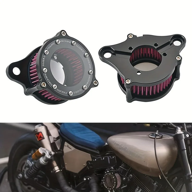 CNC Retro Transparent Air Filter for Harley - Davidson XL883/1200 X48 Motorcycle Modification Parts
CNC Retro Transparent Air Filter for Harley - Davidson XL883/1200 X48 Motorcycle Modification Parts