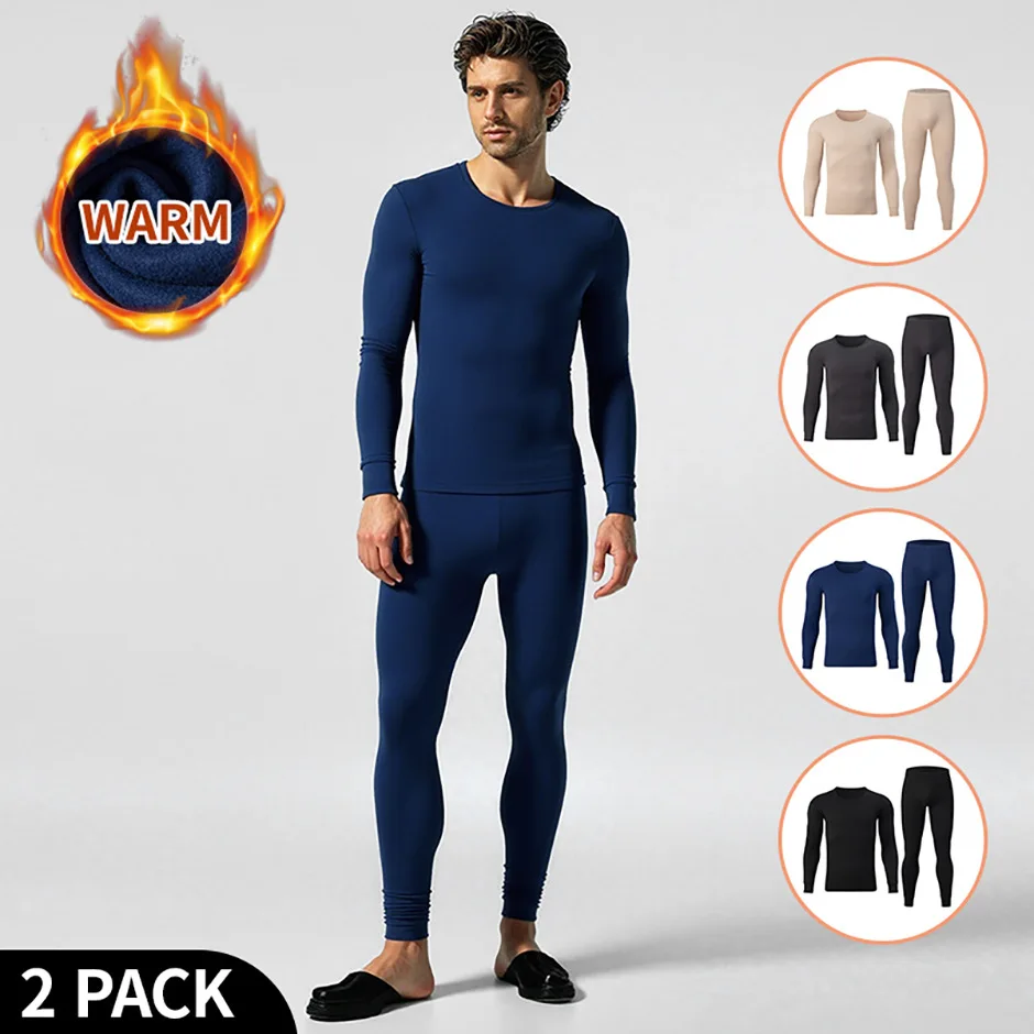 2-piece Autumn And Winter Men's Solid Color Simple and Versatile Round Neck Warm Underwear Set Comfortable Youth Home Clothes
2-piece Autumn And Winter Men's Solid Color Simple and Versatile Round Neck Warm Underwear Set Comfortable Youth Home Clothes